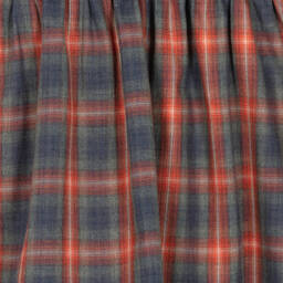 Laranjinha-Girls Red & Blue Check Cotton Dress | Childrensalon Outlet