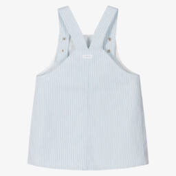 Laranjinha-Мягкий голубой твиловый сарафан для девочек | Childrensalon Outlet