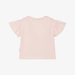 Laranjinha-Girls Soft Pink Floral Tee | Childrensalon Outlet