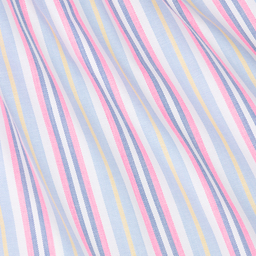 Laranjinha-Girls Striped Cotton Dress | Childrensalon Outlet