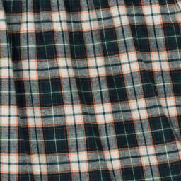 Laranjinha-Girls Tartan Twill Ruffle Dress | Childrensalon Outlet