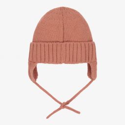 Laranjinha-قبعة أكريليك محبوك لون زهري للبنات | Childrensalon Outlet