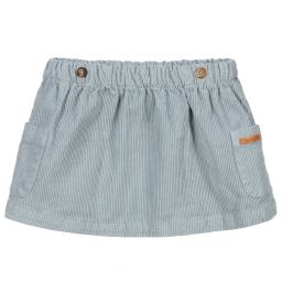 Laranjinha-Grey Corduroy Skirt Set | Childrensalon Outlet