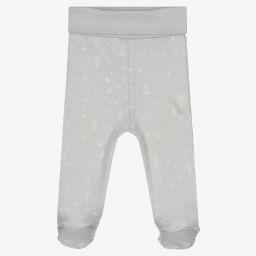 Laranjinha-Grey Cotton Baby Trousers | Childrensalon Outlet