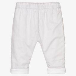 Laranjinha-Grey Padded Baby Trousers | Childrensalon Outlet