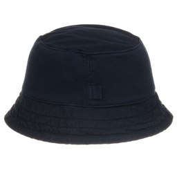Laranjinha-Navy Blue Cotton Sun Hat | Childrensalon Outlet
