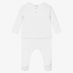 Laranjinha-Белый топ и штанишки из хлопка | Childrensalon Outlet