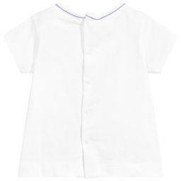 Laranjinha-تيشيرت قطن لون أبيض | Childrensalon Outlet