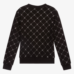 Le Chic-Girls Black Logo Sweatshirt | Childrensalon Outlet