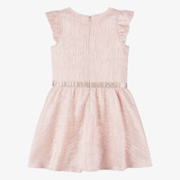 Le Chic-Girls Blush Silk-Like Gown | Childrensalon Outlet