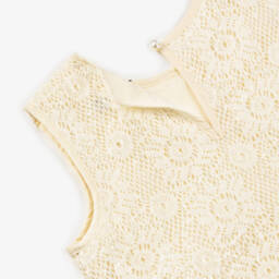 Le Chic-Элегантная кремовая кружевная блузка для девочек | Childrensalon Outlet