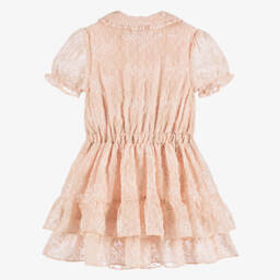 Le Chic-Платье из шифона с цветочным узором для девочек розовое | Childrensalon Outlet