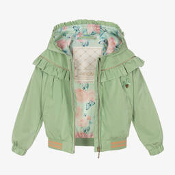 Le Chic-Зеленая куртка с капюшоном | Childrensalon Outlet