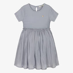 Le Chic-Girls Grey Crêpe Dress | Childrensalon Outlet