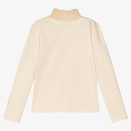Le Chic-Кремовая водолазка для девочек | Childrensalon Outlet