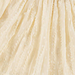 Le Chic-Girls Ivory Dotted Ruffle Skirt | Childrensalon Outlet