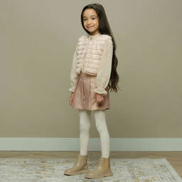 Le Chic-Кремовый жилет из искусственного меха | Childrensalon Outlet