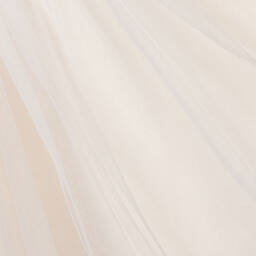 Le Chic-Girls Ivory Floral Lace & Tulle Dress | Childrensalon Outlet