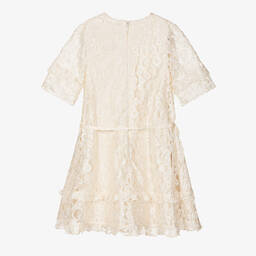 Le Chic-فستان دانتيل لون عاجي | Childrensalon Outlet