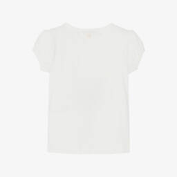 Le Chic-بلوزة قطن عضوي عاجي للبنات | Childrensalon Outlet