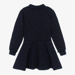 Le Chic-Синее платье с блестками для девочек | Childrensalon Outlet