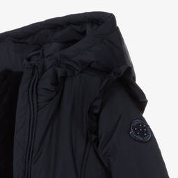 Le Chic-Girls Navy Blue Puffer Coat | Childrensalon Outlet