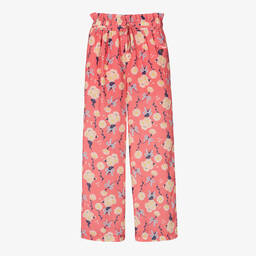 Le Chic-Girls Pink Chiffon Trousers | Childrensalon Outlet