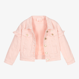 Le Chic-Girls Pink Denim Jacket | Childrensalon Outlet