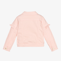 Le Chic-Girls Pink Denim Jacket | Childrensalon Outlet