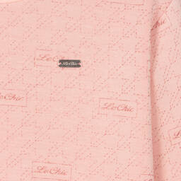 Le Chic-Girls Pink Glittery Sweatshirt | Childrensalon Outlet