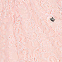Le Chic-Girls Pink Lace Ruffle Dress | Childrensalon Outlet