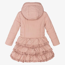 Le Chic-Girls Pink Puffer Coat | Childrensalon Outlet
