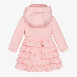 Le Chic-Girls Pink Puffer Coat | Childrensalon Outlet