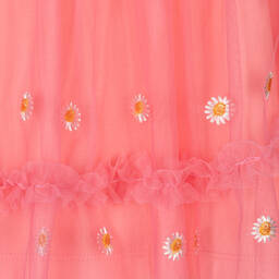 Le Chic-Girls Pink Tulle Daisy Skirt | Childrensalon Outlet