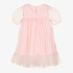 Le Chic-Girls Pink Tulle Dress | Childrensalon Outlet