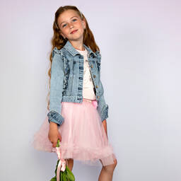 Le Chic-Розовая пышная юбка из тюля | Childrensalon Outlet