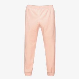 Le Chic-Girls Pink Velour Joggers | Childrensalon Outlet