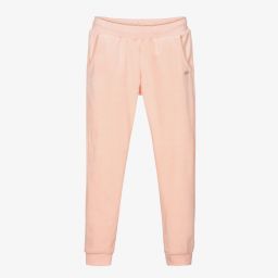 Le Chic-Girls Pink Velour Joggers | Childrensalon Outlet