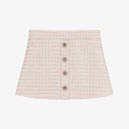 Le Chic-Girls' Rosy Tweed A-Line Skirt | Childrensalon Outlet