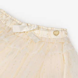 Le Chic-تنورة تول ذهبية براقة للبنات | Childrensalon Outlet