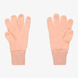 Le Chic-Розовые вязаные блестящие перчатки для девочек | Childrensalon Outlet