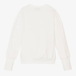 Le Chic-Кремовый свитшот с цветами | Childrensalon Outlet