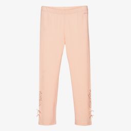 Le Chic-Pink Organic Cotton Leggings | Childrensalon Outlet