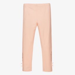Le Chic-Pink Organic Cotton Leggings | Childrensalon Outlet