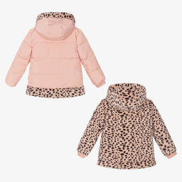 Le Chic-Розовый двусторонний пуховик | Childrensalon Outlet