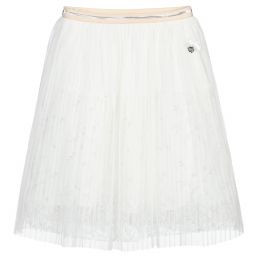 Le Chic-White Tulle & Lace Skirt | Childrensalon Outlet