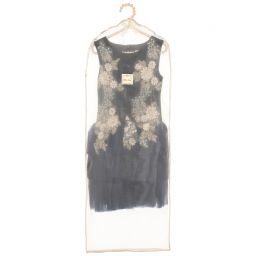 Le Mu-Blue Velvet & Tulle Dress | Childrensalon Outlet