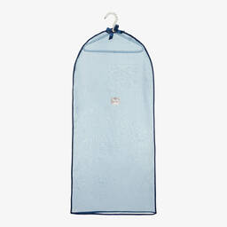 Le Mu-Girls Blue Chiffon Butterfly Dress | Childrensalon Outlet