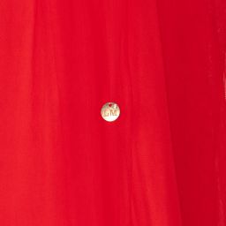 Le Mu-Girls Red Tulle Midi Dress | Childrensalon Outlet