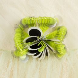 Le Mu-Green Tulle & Lace Dress | Childrensalon Outlet